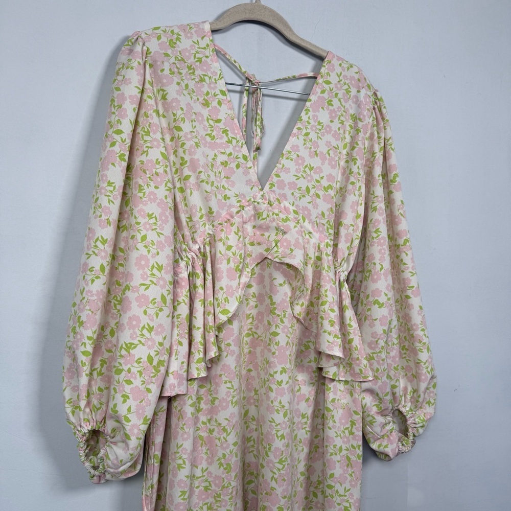 Topshop Light Floral Maxi Dress, Size 6, Great Condition - Picture 5 of 16